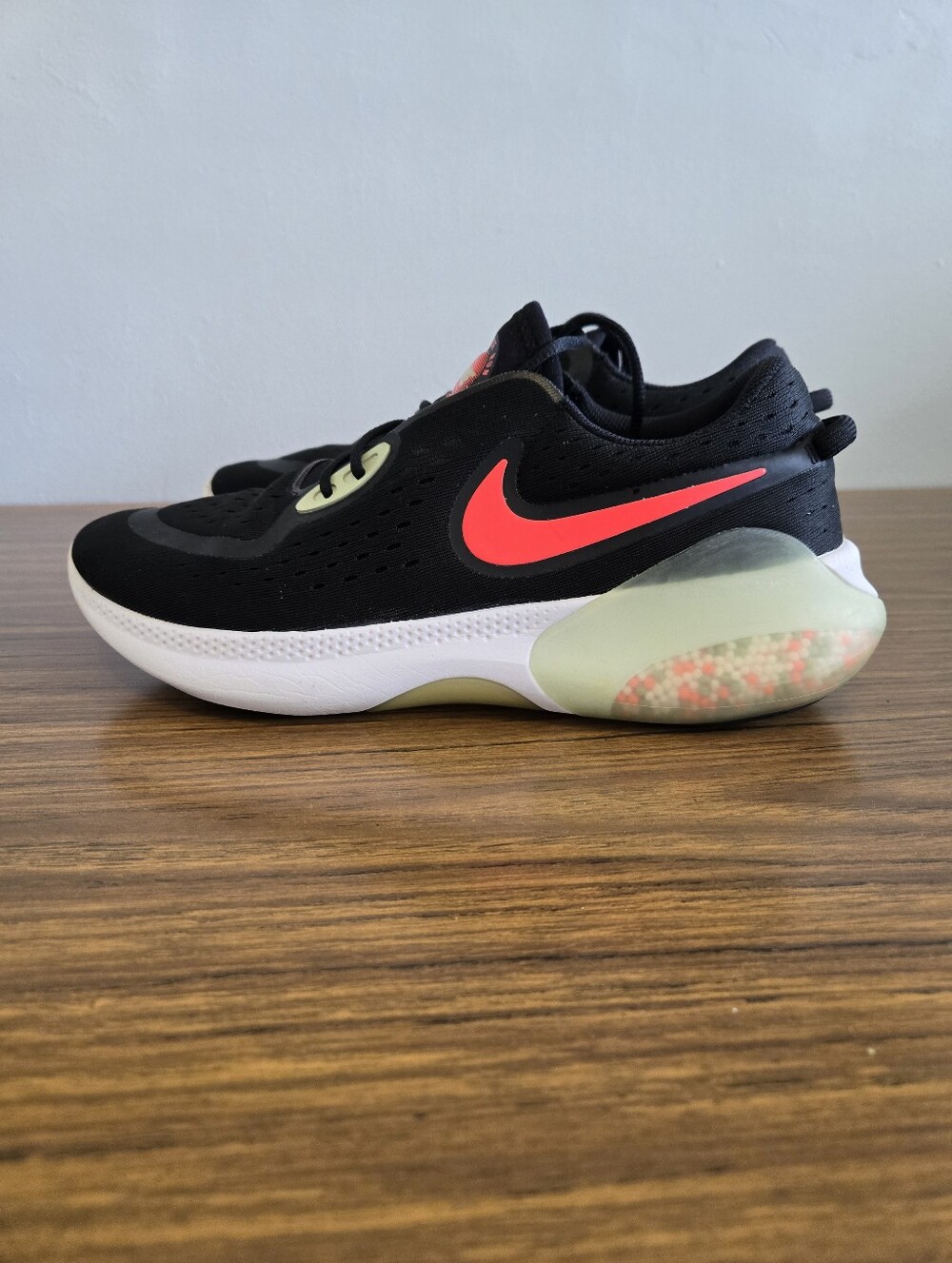 Nike Joyride Dual Run Mens 10 Gel Black W Red Swoosh CD4365-004 Sneakers